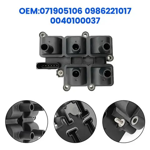 Hot Selling-071905106 0986221017 Car Ignition Coil For SEAT Toledo VW VOLSWAGEN Bora Golf New Beetle 2000 Passat 2.3 V5 00401000