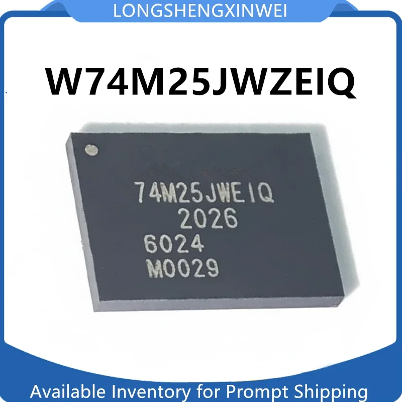 1PCS W74M25JWZEIQ Silk Screen 74M25JWEIQ WSON-8 New Original 256Mbit NAND Memory in Stock