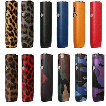 패션 20 색 PC + 가죽 케이스 ICOS ILUMA ONE 스킨 커버 케이스 IQOS ILUMA ONE 케이스 보호 커버 알코올 물티슈