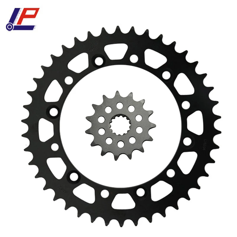 LOPOR 520 CNC 14T 42T Front Rear Motorcycle Sprocket for Kawasaki KLX 250 KLX250 S Camo H6F,H7F SKFA SKF 2006 2007  2009-2020