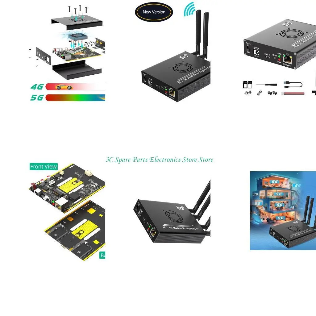 

SZ M.2 5 ГГц сетевой адаптер 2,5 ГГц базовый Ethernet T Compatibility 4 Антеннская система закрытая корпусная единица
