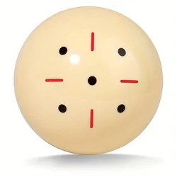 Billiards training cue ball, diameter 57.2mm single-sided polka dot billiards beginners, billiards practice ball