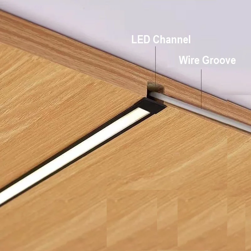 Under Cabinet Lightings of LED Strip in Aluminum Profile, Low Voltage DC12V, Swipe Sensor Switch