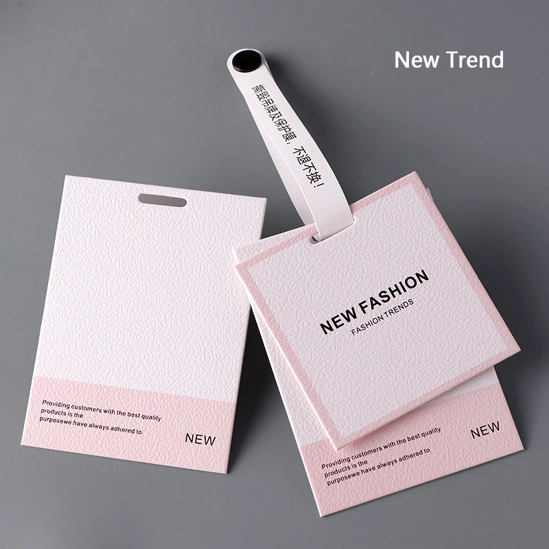 Custom Milano Paper Hang Tags Personalized Printed Logo Clothing Hang Tag Custom Shape Garment Label for Fashion Brand