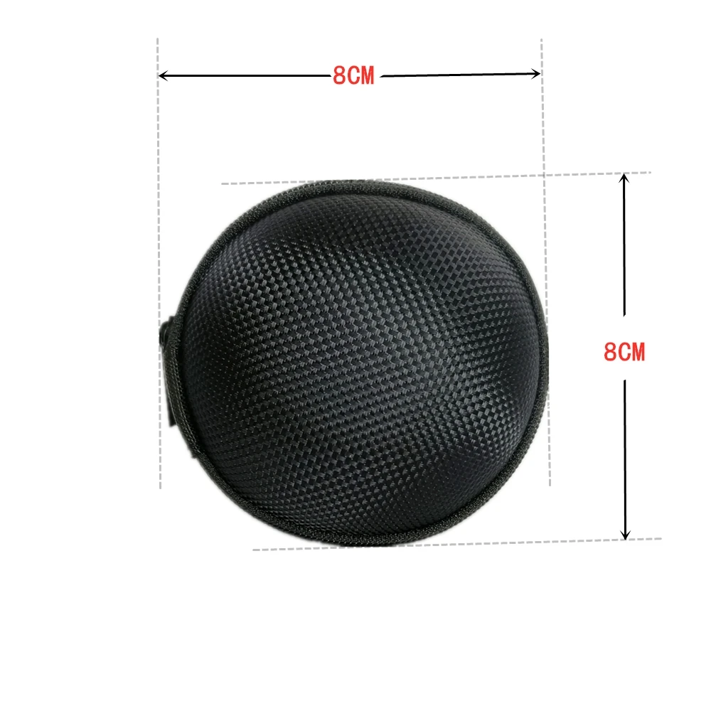 2 قطعة مستديرة متعددة الألوان ل AirPods 1 2 3 Pro سامسونج سماعة صندوق حقيبة مضادة للصدمات إيفا صندوق حافظة سماعة حقيبة تخزين البيانات