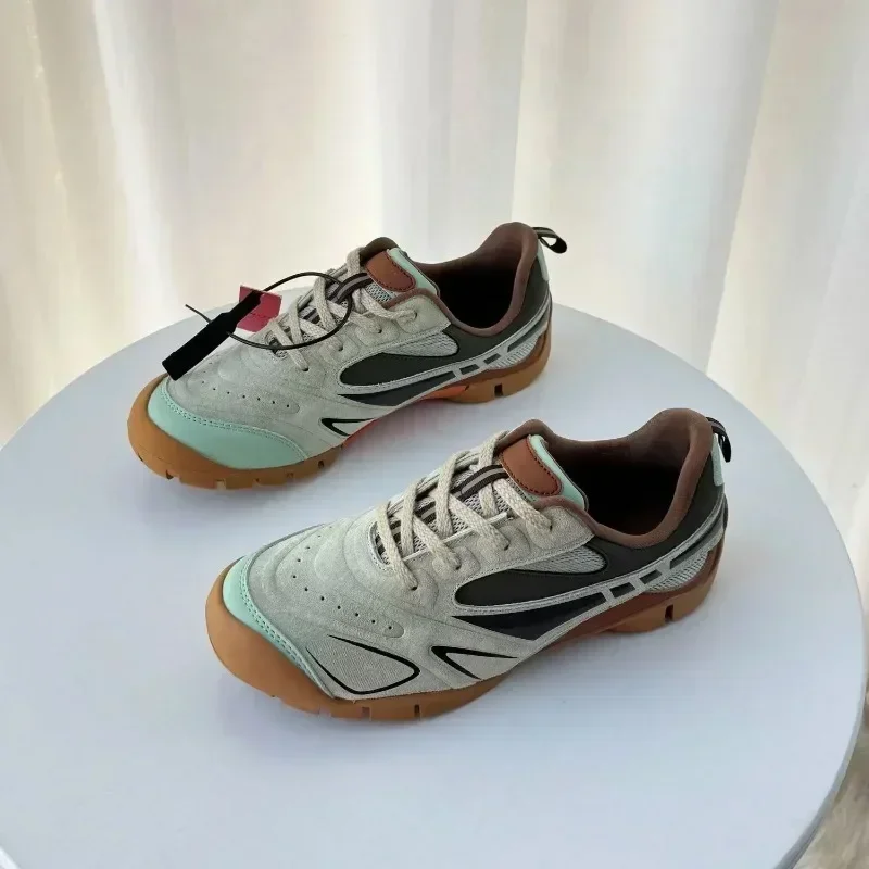 2026 Women's German Trainer Ultra-Light Flat Soft Sole Vintage Racing Neo-Chinese Casual Versatile Sneakers