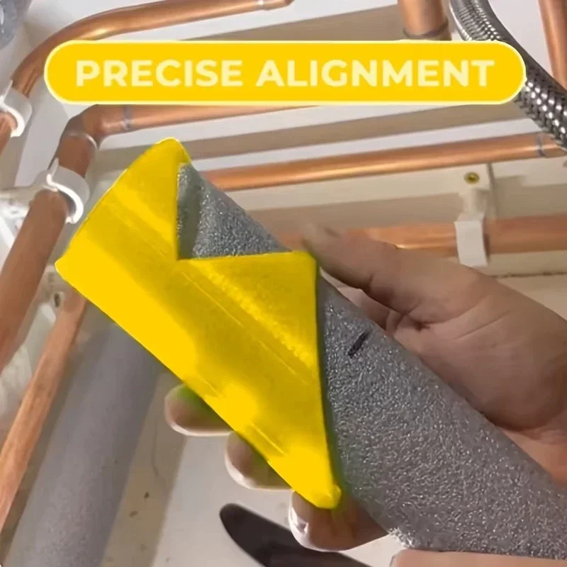 3pcs Precision Foam Cutting Tool Kit Plastic Pipe Insulation Clips for Home Industrial Commercial Use