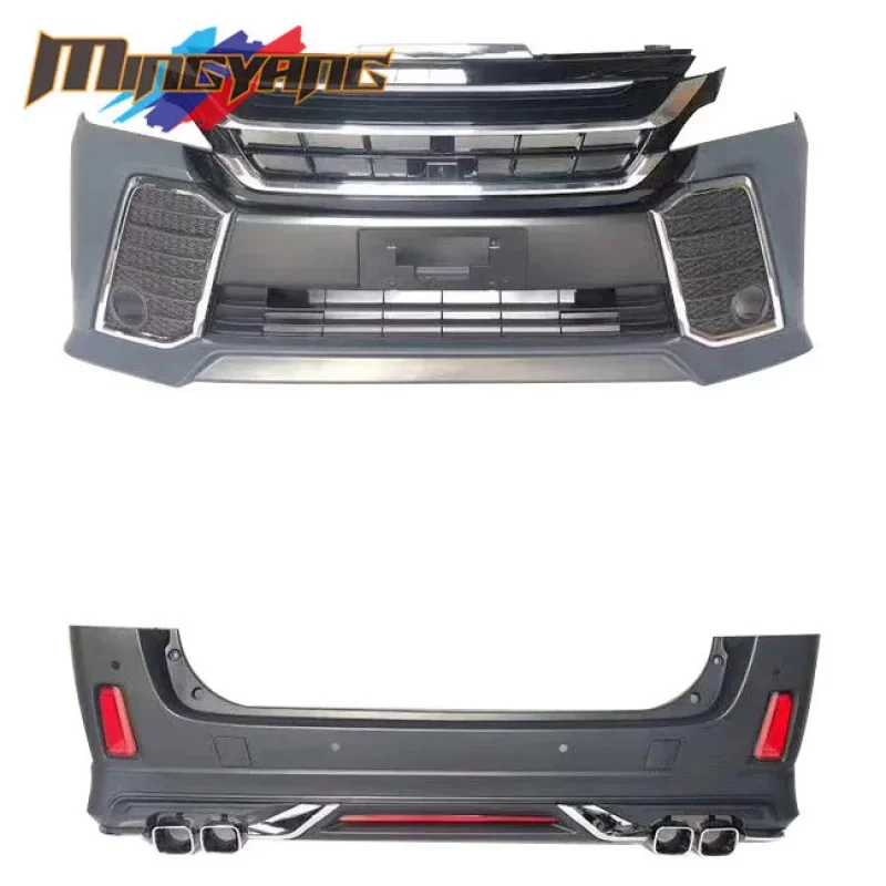 

Высокое качество, 100% ПОДХОДНЫЙ комплект автомобильных бамперов Vellfire 2008–2015 гг., ПП-МАТЕРИАЛ, автомобильные бамперы для Vellfire 20