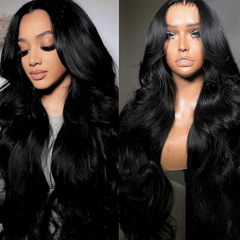 200 Density HD Transparent 13x6 Body Wave Lace Frontal Human Hair Wig 40 Inch 13x4 Lace Front Wig Cheap Wigs On Sale Clearance