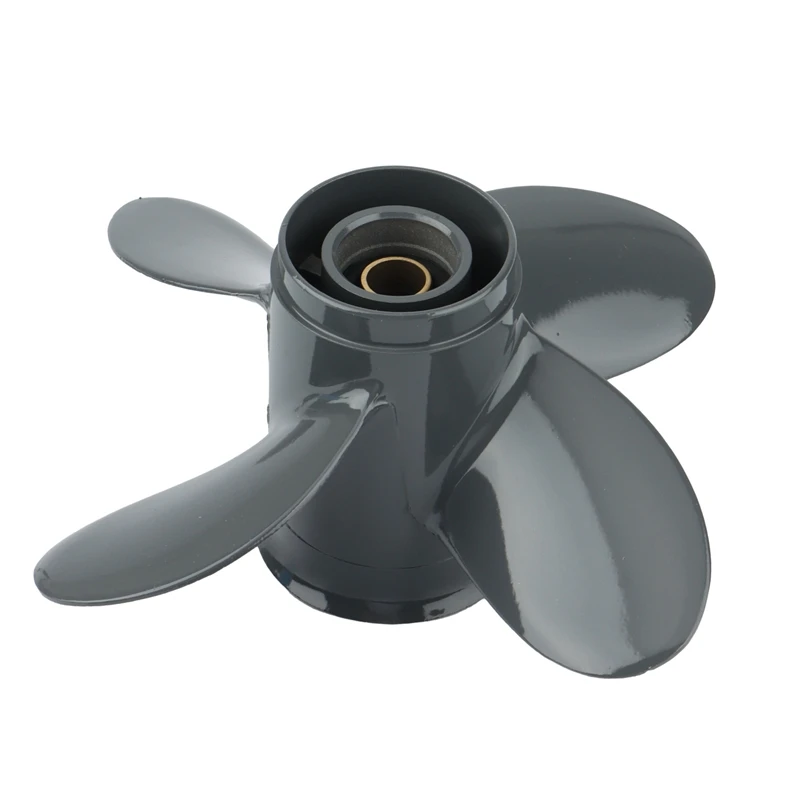 Outboard Propeller For Honda 8Hp 9.9Hp 10Hp 15Hp 9 1/4X10 Boat Motor 4 Blade Aluminum Screw 8 Spline Marine Engine Part