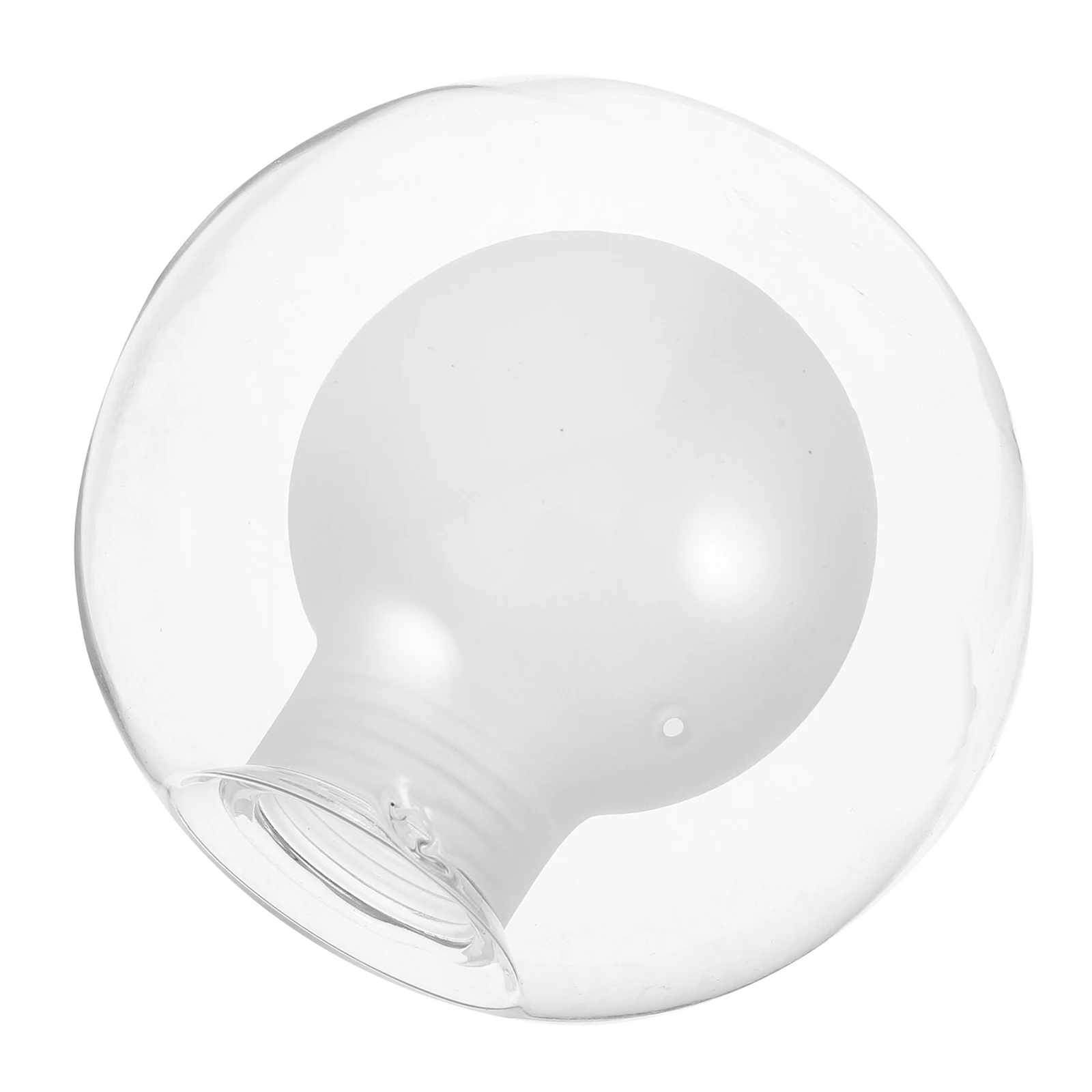 

Milky White Double Layer Round Glass Ceiling Light Cover Replacement Shade Soft Diffused Light Decor