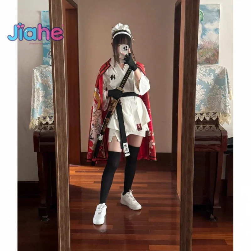 Magadori Kyoshika Game HUNDRED LINE  Cosplay Costume Halloween Christmas Men Women Kimono Dress Accessories Prop leisure Suit