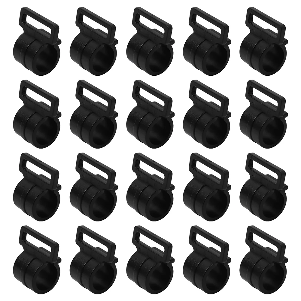 

30 Pcs Lightweight Tent Pole Connection Hook Water Proof Tarp Canopy Connectors