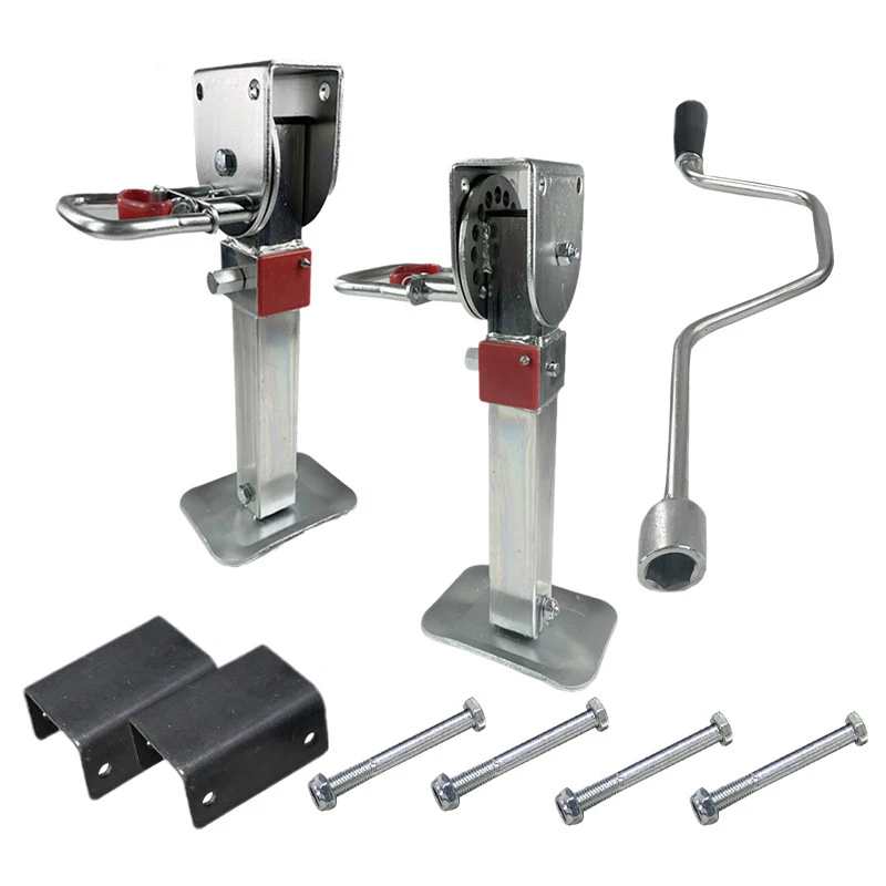 

Trailer Jack 1/2PCS 420~560mm Stabilizer Legs Drop Down Caravan Parking Motorhome Camping RV Trailer Prop Stands Accessories