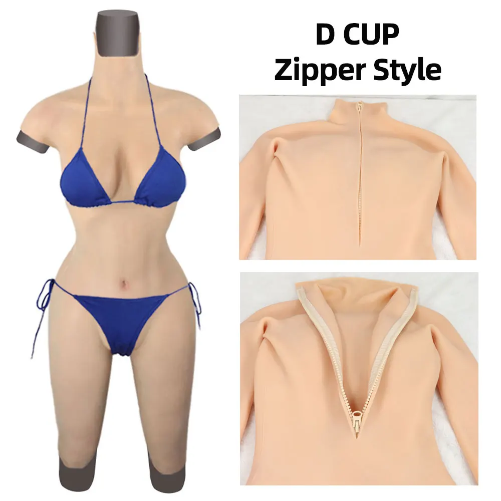 Silicone Bodysuit Breast Forms for Crossdressers & Drag Queens