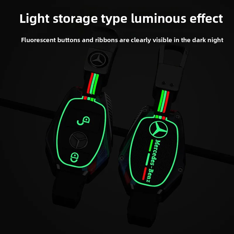 2 3 أزرار غطاء مفتاح السيارة فوب لمرسيدس بنز ABC E الفئة GLS GLA GLK GLC CLS CLA W204 W205 W212 W463 W176