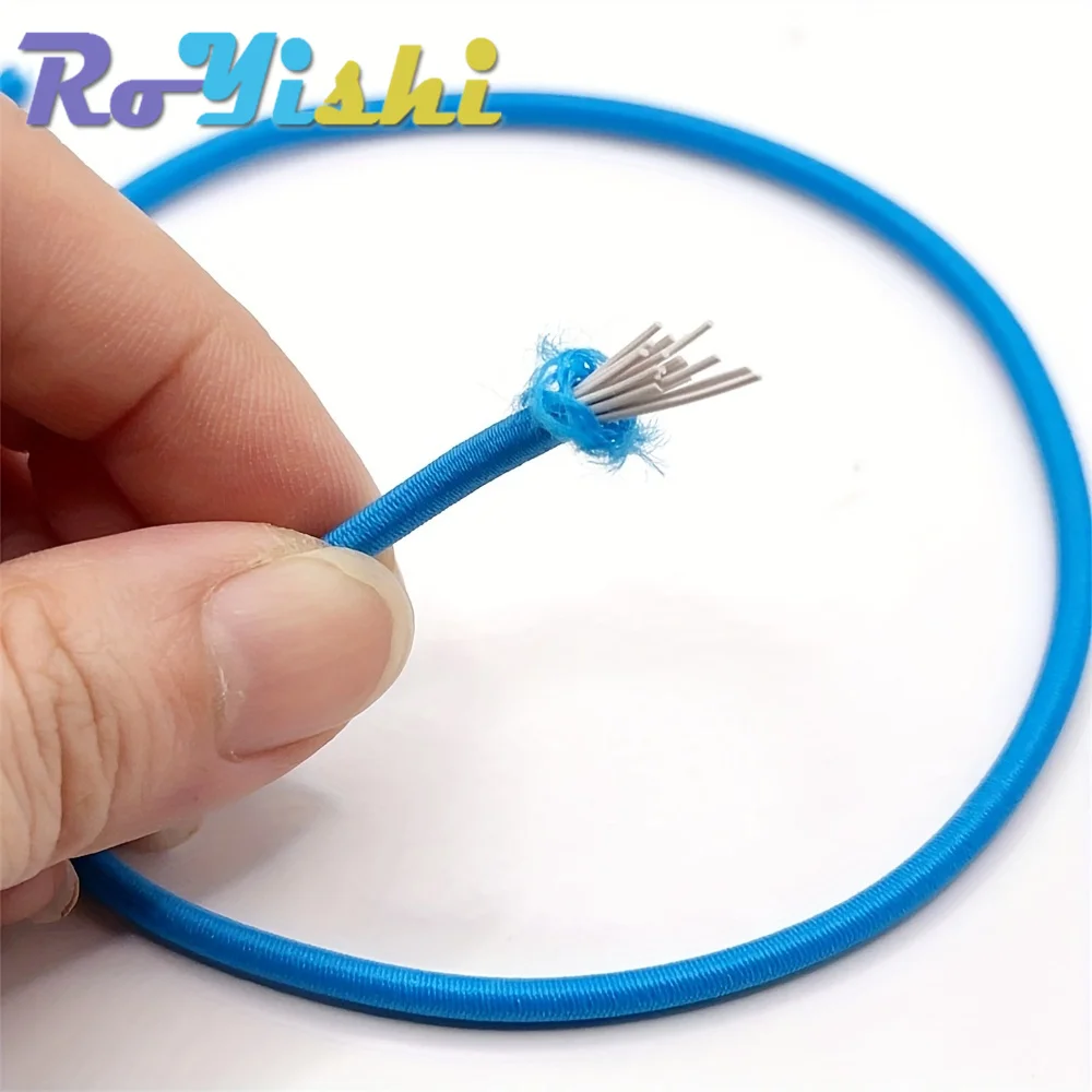 3 Yards 3mm Round Elastics Bungee Shock Cord Elastic Rope Rubber Band Strap String Cordon Shoelaces Sewing Accessories image 3