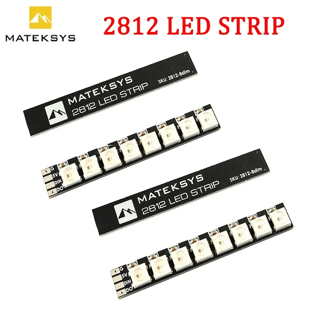 MATEKSYS ARM Light LED 2812 LED STRIP SLIM 57*8mm Board for RC FPV Drone LED BetaFlight INAV ButterFlight CleanFlight