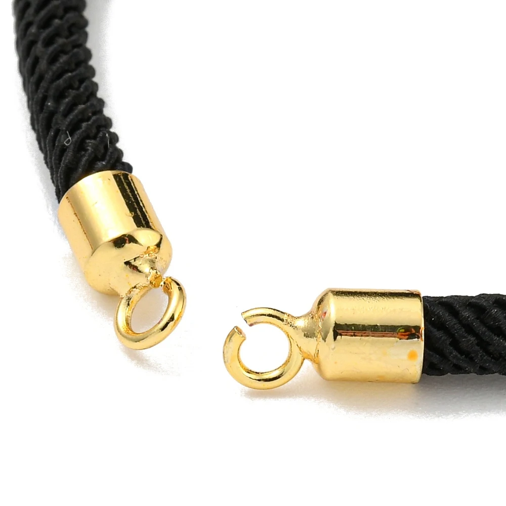 PandaHall 20-teiliges Nylon-Armband-Set, umweltfreundliche Messingbeschläge mit Karabinerverschlüssen für die Herstellung von DIY-Schmuckarmbändern – Detail 22