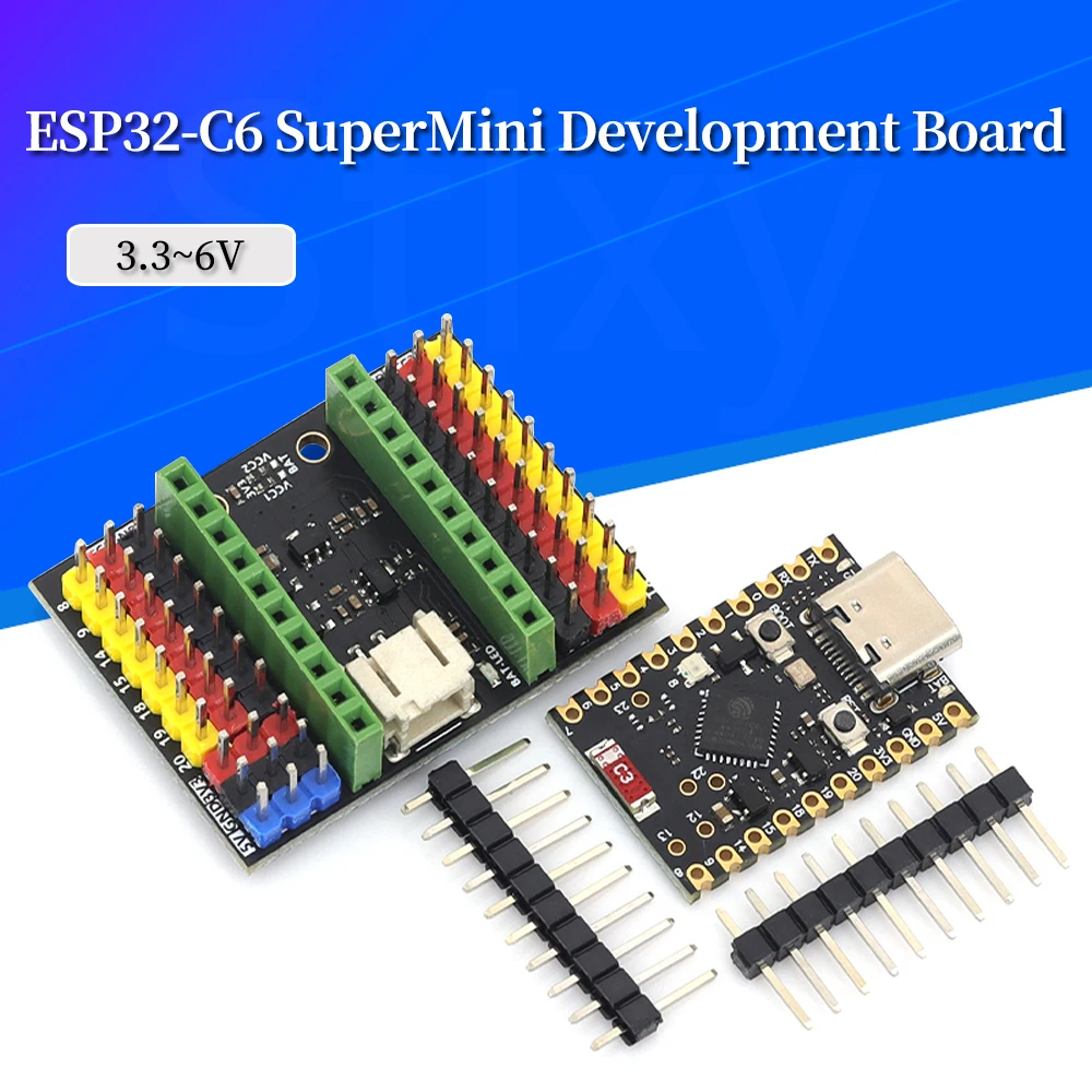 ESP32-C6 SuperMini development board/expansion board microcontroller programming learning controller core board