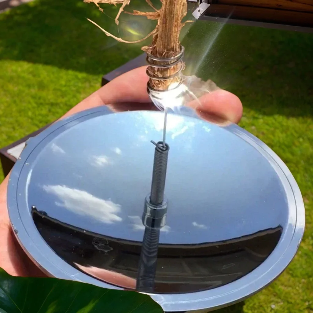 

Солнечная зажигалка - водонепроницаемое ветрозащитное противопожарное зажигание для выживания на открытом воздухе