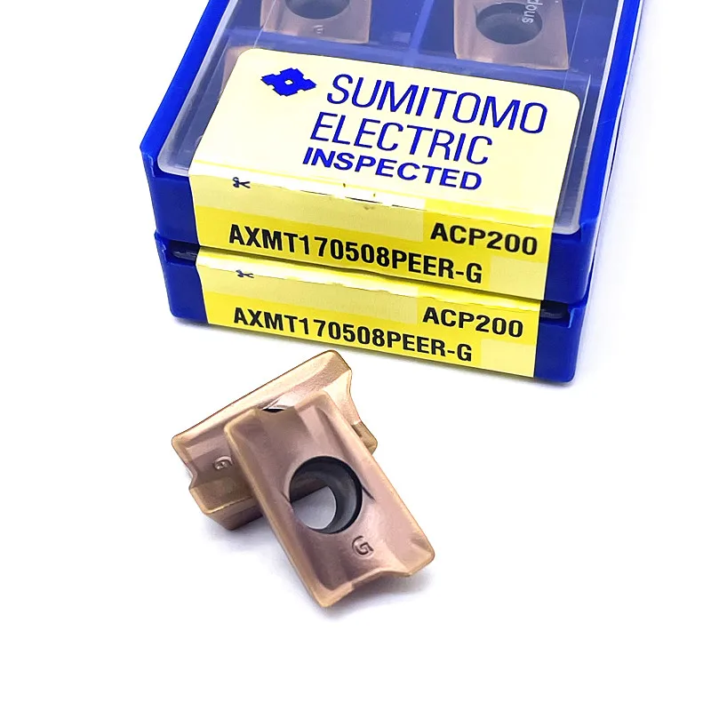 AXMT123508 AXMT170508PEER-G ACP200 Carbide Dụng Cụ Xoay Cao Cho Chất Lượng Phay CNC Lắp AXMT 123508 AXMT 170508