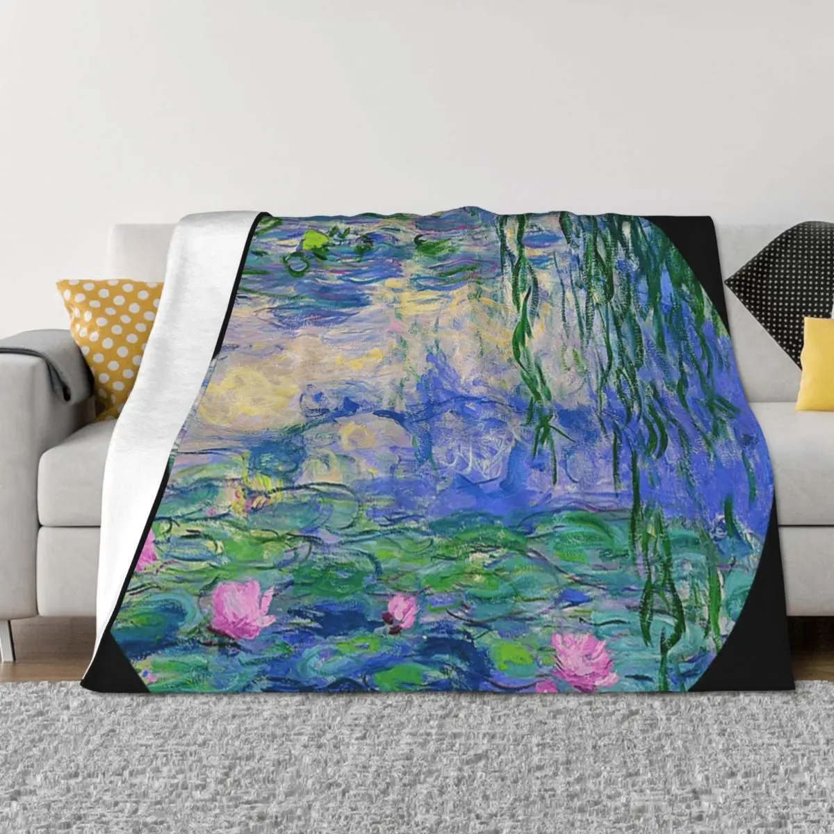 

Water Lilies - Monet Throw Blanket Summer Beddings Soft Big Luxury Throw For Sofa Thin Blankets