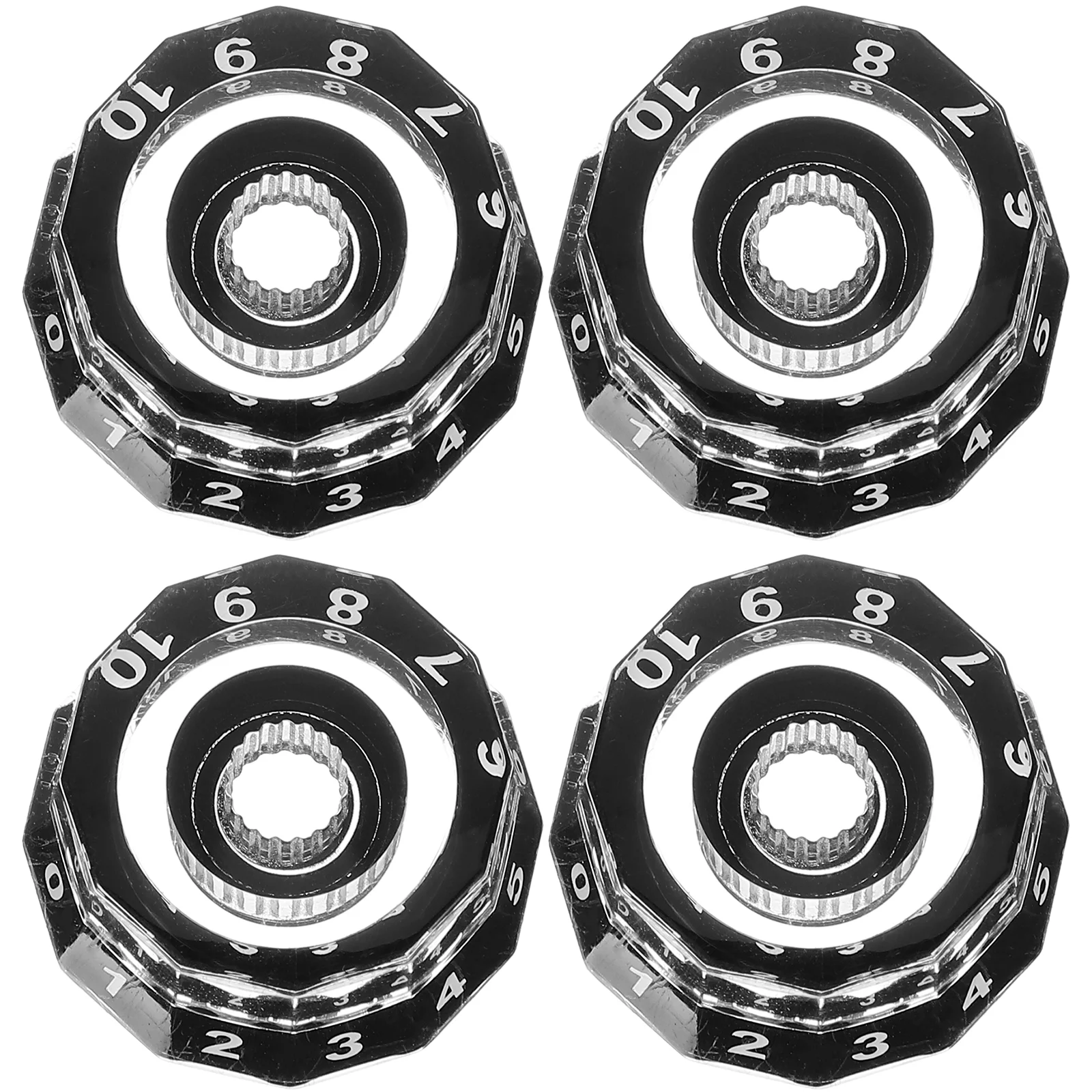 

4 Pcs Guitar Bass Knob Electric Knobs Replacement Accessories for Volume Button