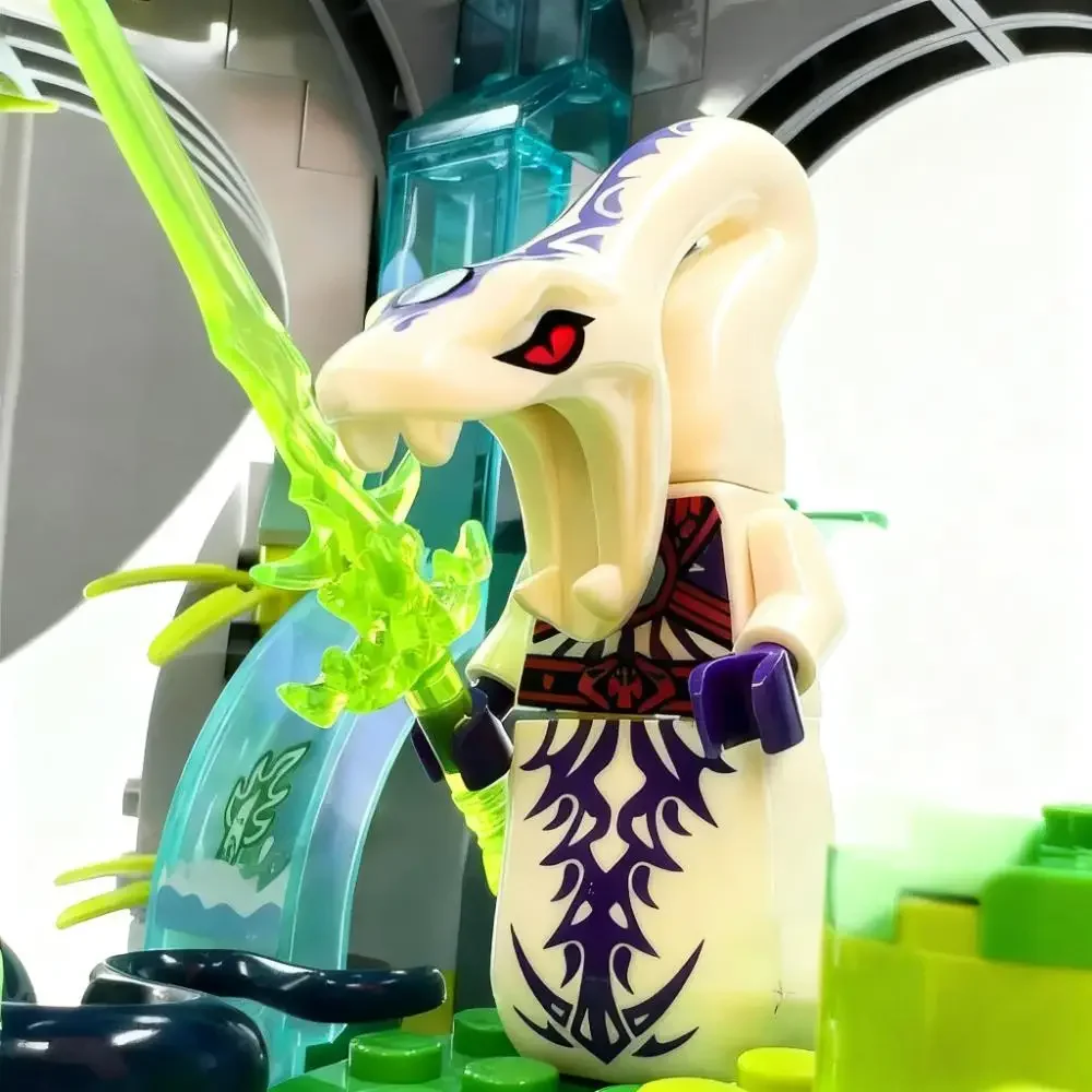 8-teiliges Basilisk-Bausteinset, Fantasy-Bösewicht, zusammenbaubare Bausteine, Lernspielzeug und Dekorationsartikel für Kinder, Geschenke – Detail 6