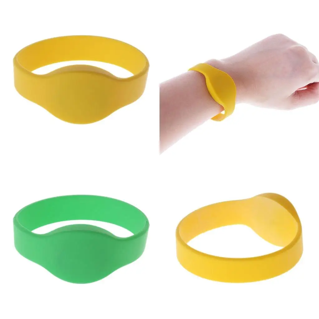  Safe Silicone Bracelet RFID Wristband Readable Only for Swimming Field Operation