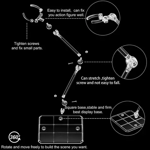 8 best sales एक्शन फिगर स्टैंड - №2