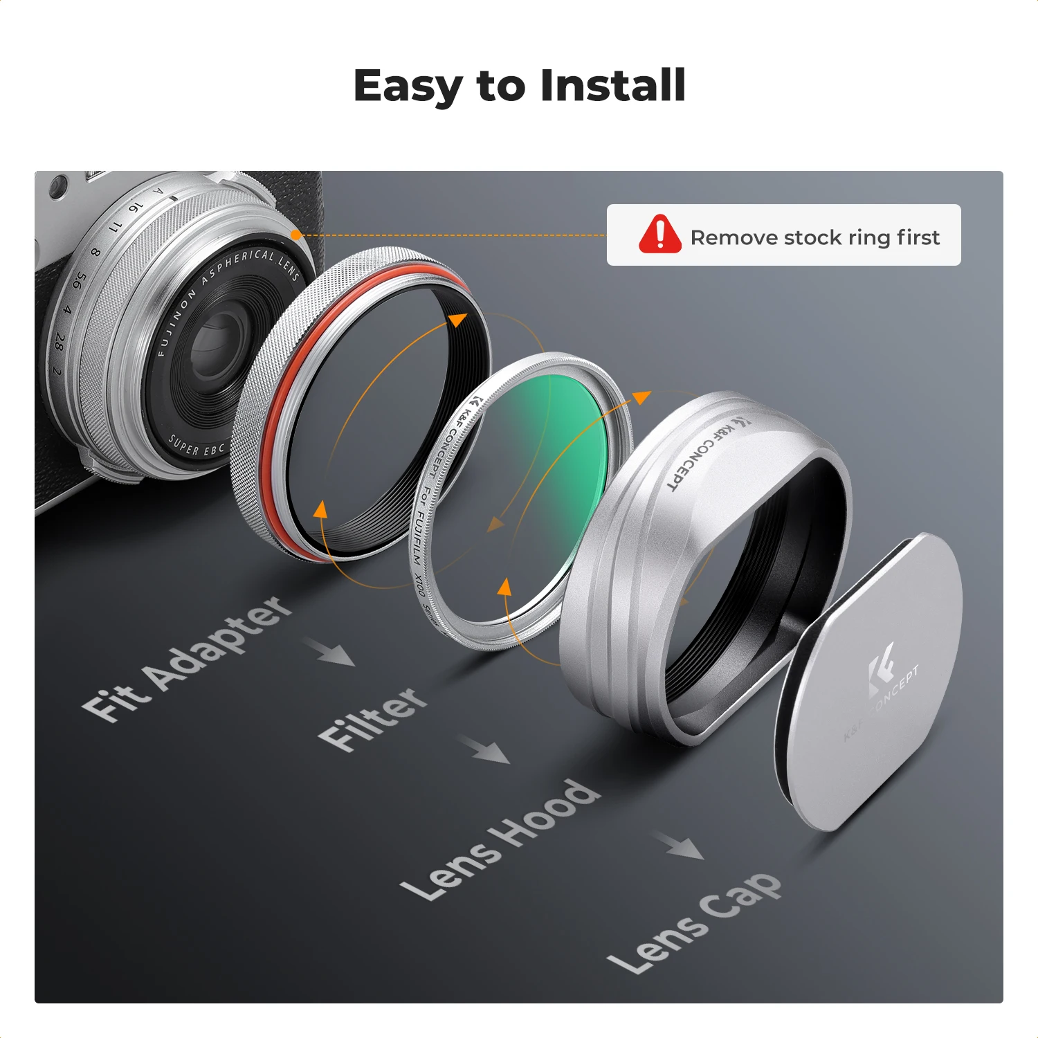 Kit de Filtro MCUV K&F CONCEPT - Lens Cap Vintage reseña y precio