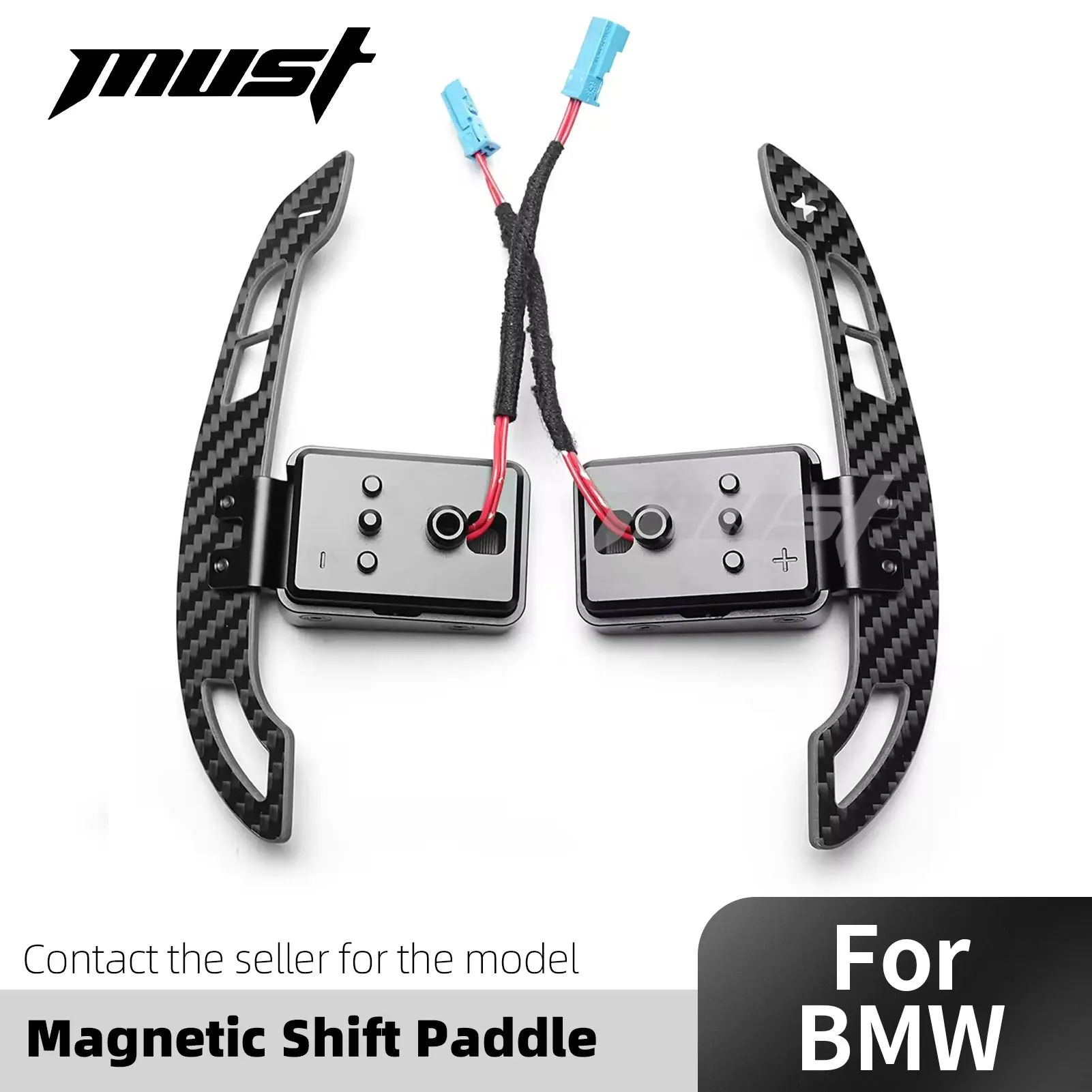 for BMW G20 G30 G06 G08 G87 G80 G82 F20 F30 I8 F90 M3 M5 M8 X3 X5 X6M Supra Carbon Fiber Magnetic Paddle Shifter