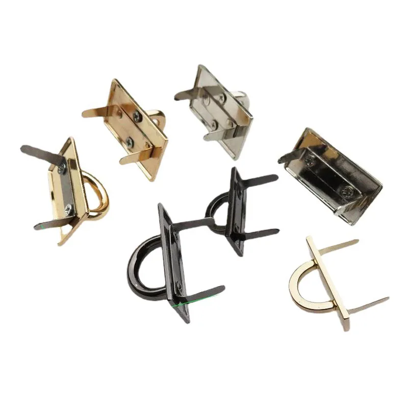 10 Pcs Metal Arch Bridge Side Clip Buckle Bag Strap D Ring Clasp Handbag Chain Handle Connector Hook DIY Accessories