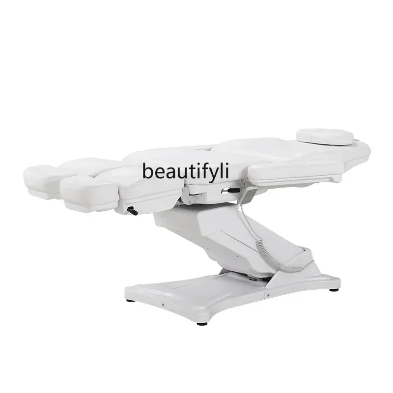 Facial Bed Beauty Salon Special Electric Lifting Inclined Tattoo Bed Micro Plastic Tattoo Embroidery Split Leg Dental