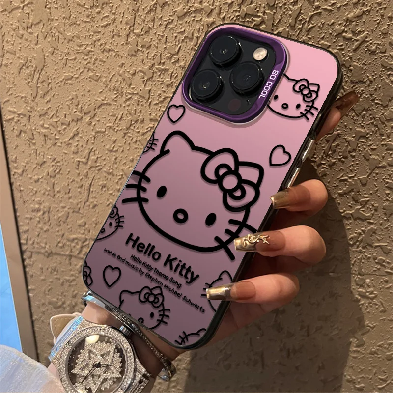 Lovely Hello-Kittys Phone Case for Xiaomi Mi 11 Lite 12T Poco X3 GT NFC F4 X5 Pro 5G Candy Matte Shockproof Back Cover