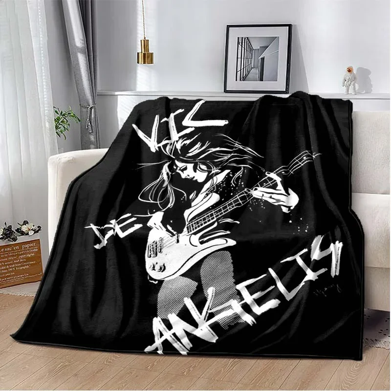 Maneskin Logo Blanket, Lightweight Warm Insulation Sofa Bed Office Car Knee Pads Blankets,Decke,couverture,stragulum
