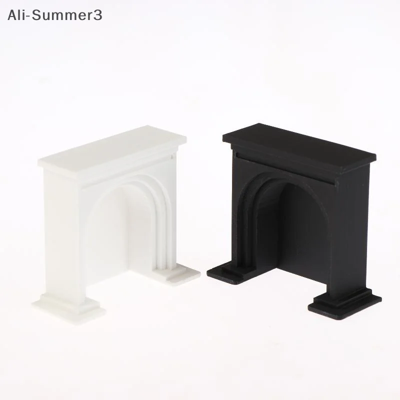 (YY)1個 2025年新作 1/12ドールハウス ミニチュア家具 プラスチック製 クリスマス暖炉 おもちゃ 子供用 ドールハウス装飾アクセサリー