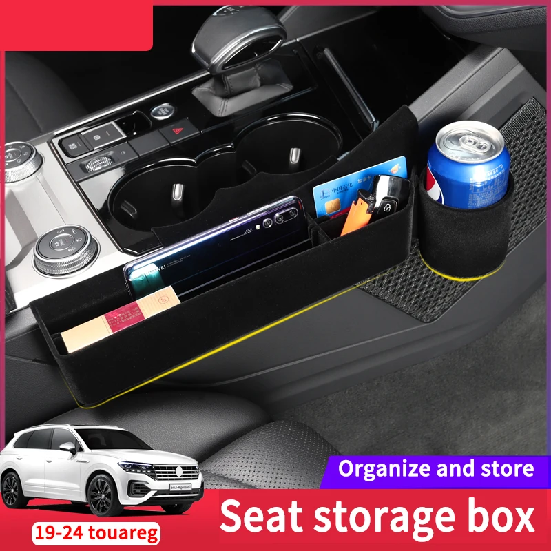 

For Volkswagen New Touareg 2019-2024 Seat Storage Box Central Interior Gap Storage Box Modification Special