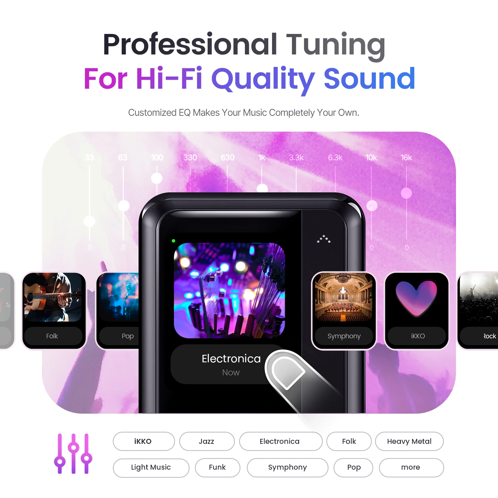 IKKO ActiveBuds auricolari Bluetooth cuffie Wireless i primi auricolari TWS al mondo sistema intelligente e auricolare In-Ear Touchscreen