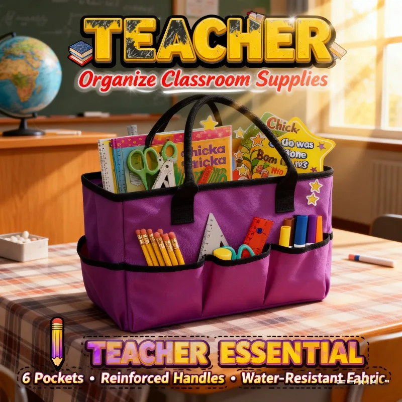 

hot sale, teacher bag, teacher tote bag, painter bag, diaper bag, storage bag.