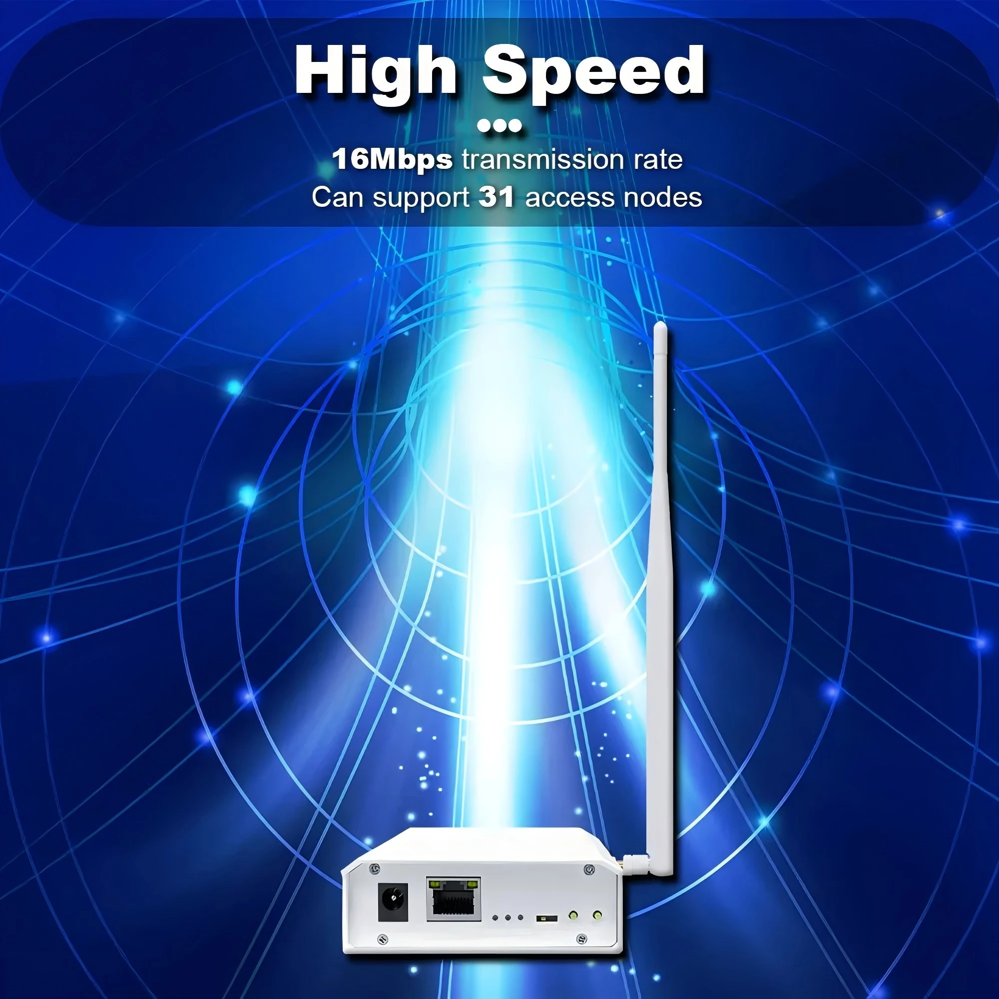 Anjielo ใหม่ Wifi Halow Wireless Bridge รุ่นปรับปรุงสําหรับการส่งสัญญาณระยะไกล 3 กม. ความเร็วที่เร็วขึ้นและการเจาะที่แข็งแกร่งขึ้น