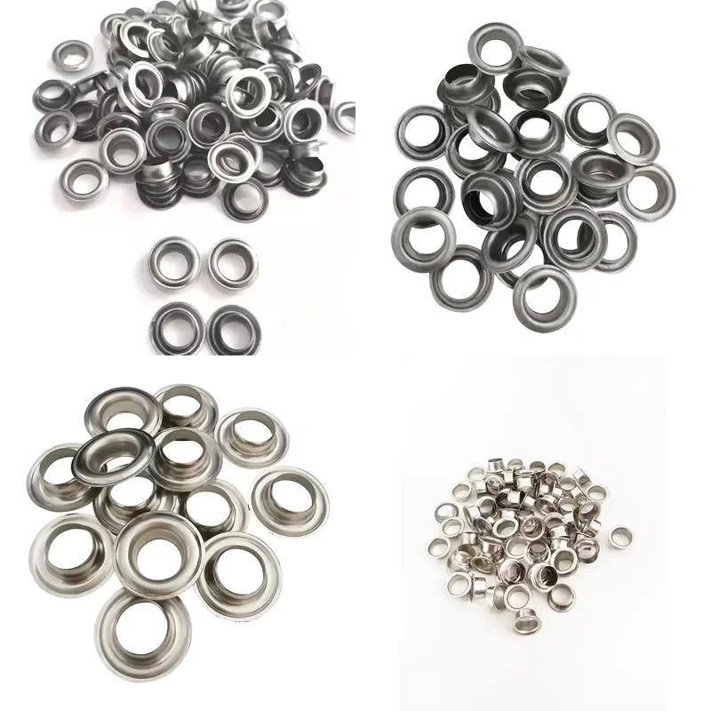 Œillet en fer gris de 10 mm pour machine à œillets semi-automatique et automatique D03 et LD750A