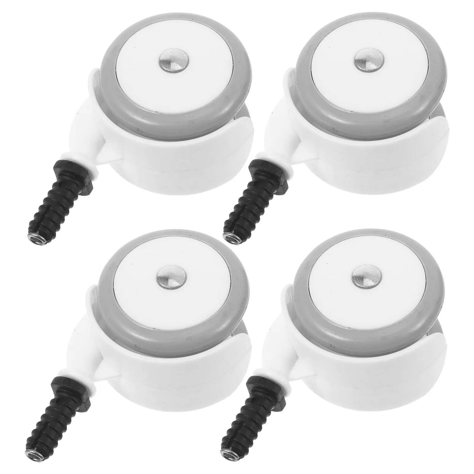 4Pcs Baby Stroller Wheels Replacement Parts Silent Swivel Stem Caster Wheel Front Back Universal Walker Wheels