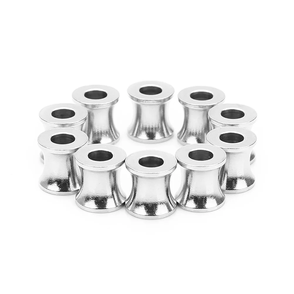 

10pcs Stainless Steel Spacer Beads Silver Color Round Shape DIY Bracelet Necklace Jewelry Making Crafts Gifts