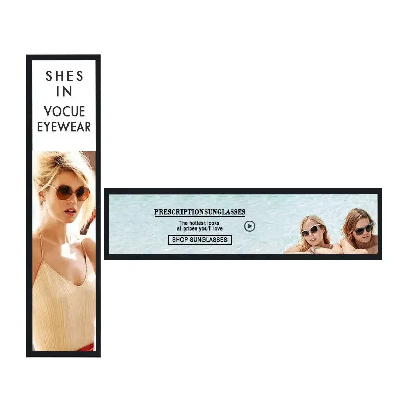 

Digital Signage Narrow Bar Screen 36.6 Inch Screen Bar Screen Advertising Player