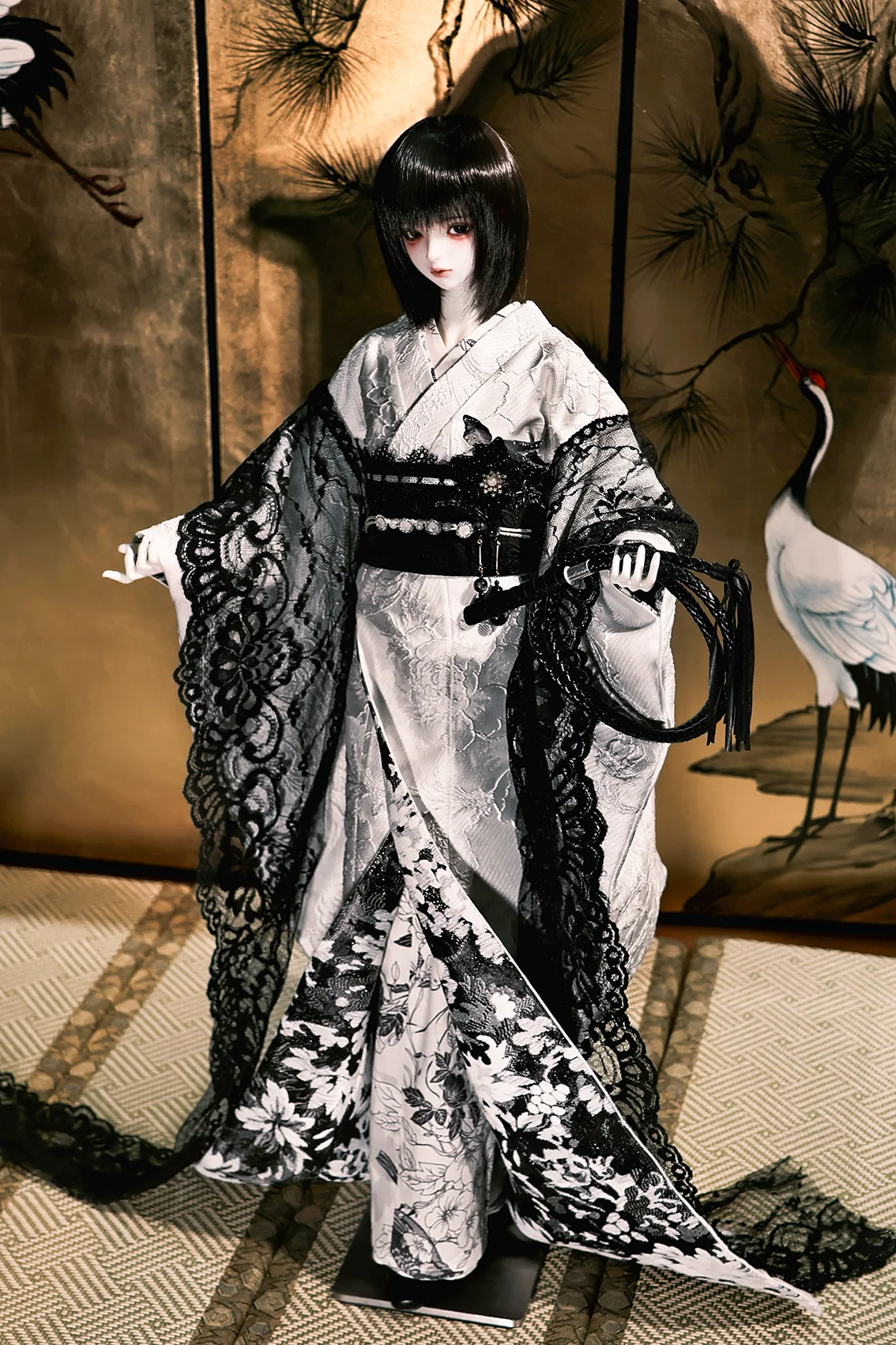 1/4 1/3 BJD Ancient Costume Clothes Japanese Oiran Kimono For MSD SD13 Big Girl SSDF ID75 Uncle Doll Accessories Customized Size