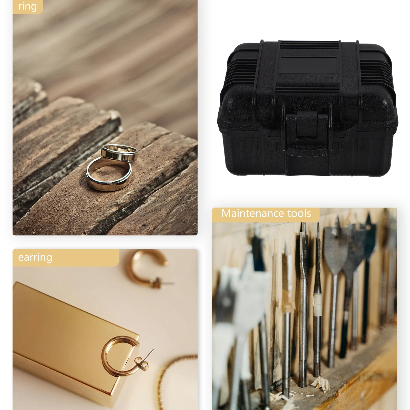 

Multi-Functional Plastic Tool Storage Lightweight Portable Toolbox Organizer Locking Mechanism Durable Reinforced Corners