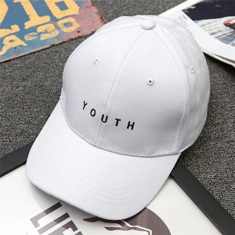 Korea Men Sport Letter Embroidery Baseball Caps Hot Casual Cotton Hip Hop Snapback Hat Women Casquette Gorras Curved Tucker Cap