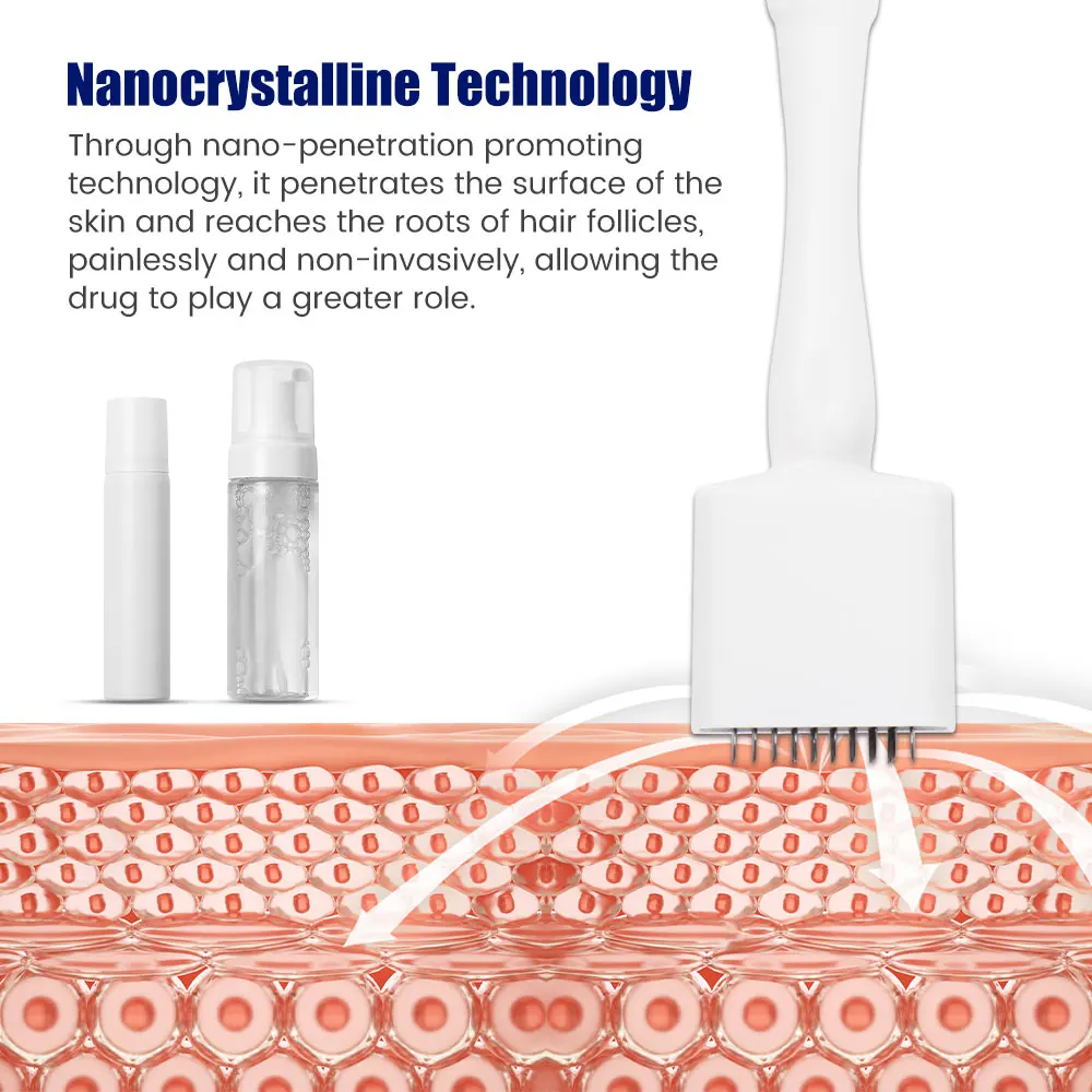 قابل للتعديل التيتانيوم إبرة ديرما ختم فروة الرأس مدلك نظام التسريب 140/100 دبابيس إبر دقيقة أداة تجديد الجلد دروبشيب #5